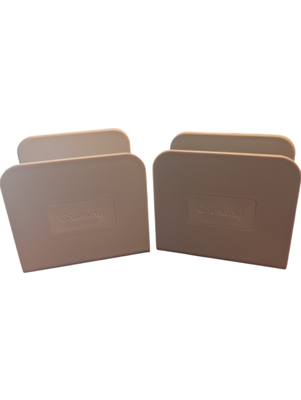 2 - Caraway Magnetic In Set Pot Pan Lid Holder Organizer Storage Dividers Beige